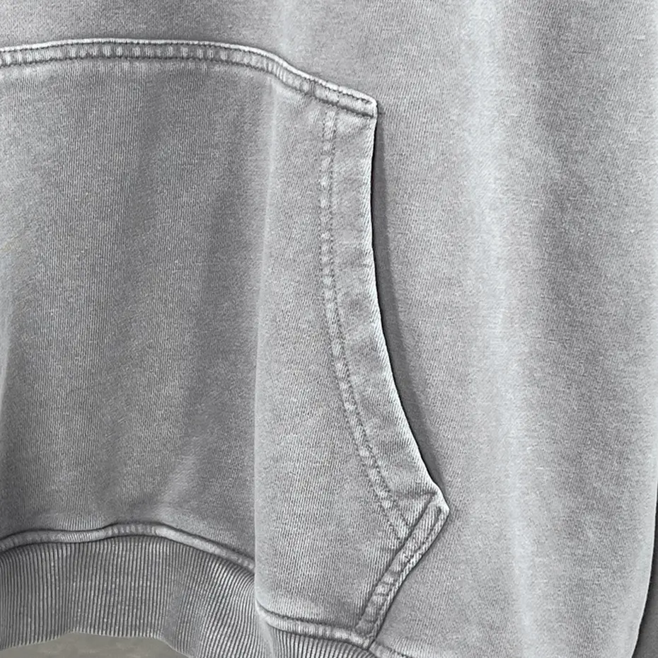 Streetwear Harajuku Hip Hop Hoodies Vintage Oversized Pullover Hoodies Solid Washed Retro Loose Hoodies Sweatshirts