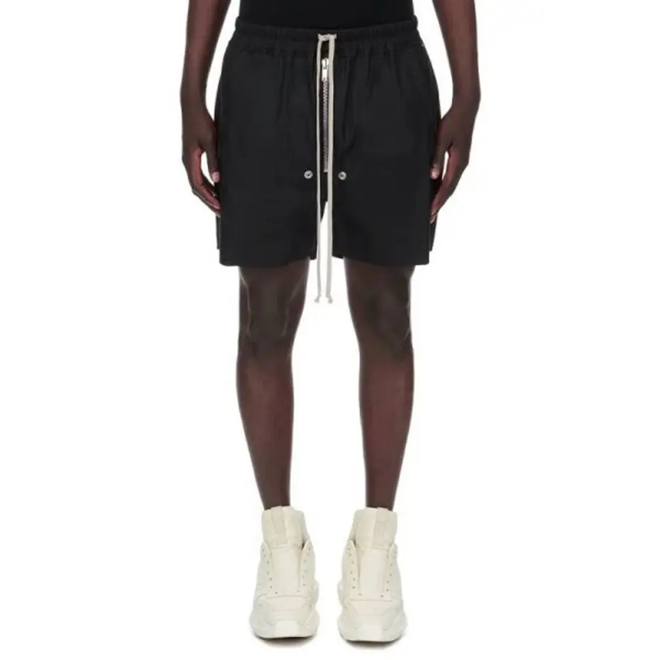 2025 Men Summer Shorts Black Loose Casual Shorts RO Style Wide Leg Shorts Streetwear Harajuku Hip Hop Shorts Male