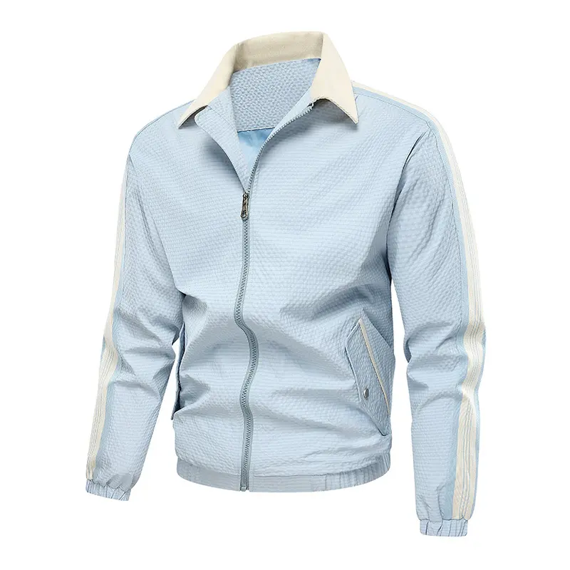 New Spring Men Thin Breathable Casual Jackets Jaquetas Male Lapel Loose Jackets Coats High Quality Male Fashion Jackets Size 4XL