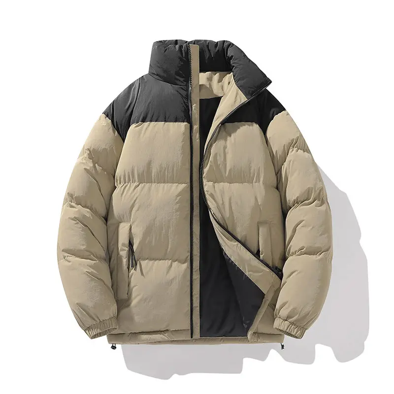 New Fashion Couple Loose Casual Down Jackets Parkas Men Stand Collar Winter Coats Quality Male Thicker Warm Parkas Size 3XL