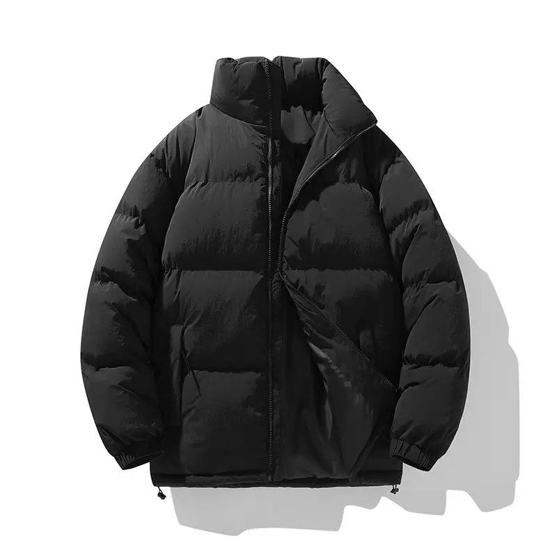New Fashion Couple Loose Casual Down Jackets Parkas Men Stand Collar Winter Coats Quality Male Thicker Warm Parkas Size 3XL
