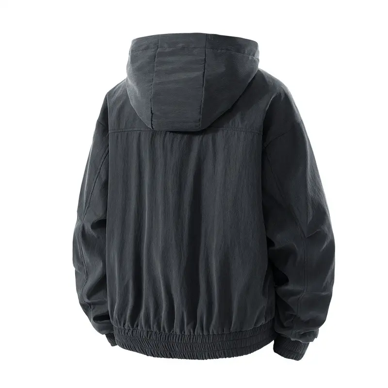 Men Streetwear Trendy Hooded Jackets New Fashion Male Retro Loose Casual Jackets Quality Man Spring Autumn Cargo Jackets 4XLX