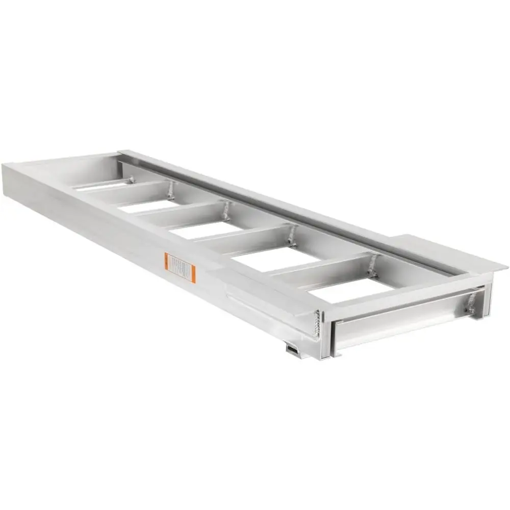 Marine Pontoon Boat 5 Step Extra Long Under Deck Mount SELF Storing Ladder AL-UDL5