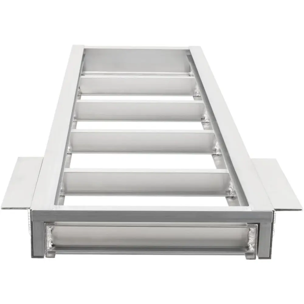 Marine Pontoon Boat 5 Step Extra Long Under Deck Mount SELF Storing Ladder AL-UDL5