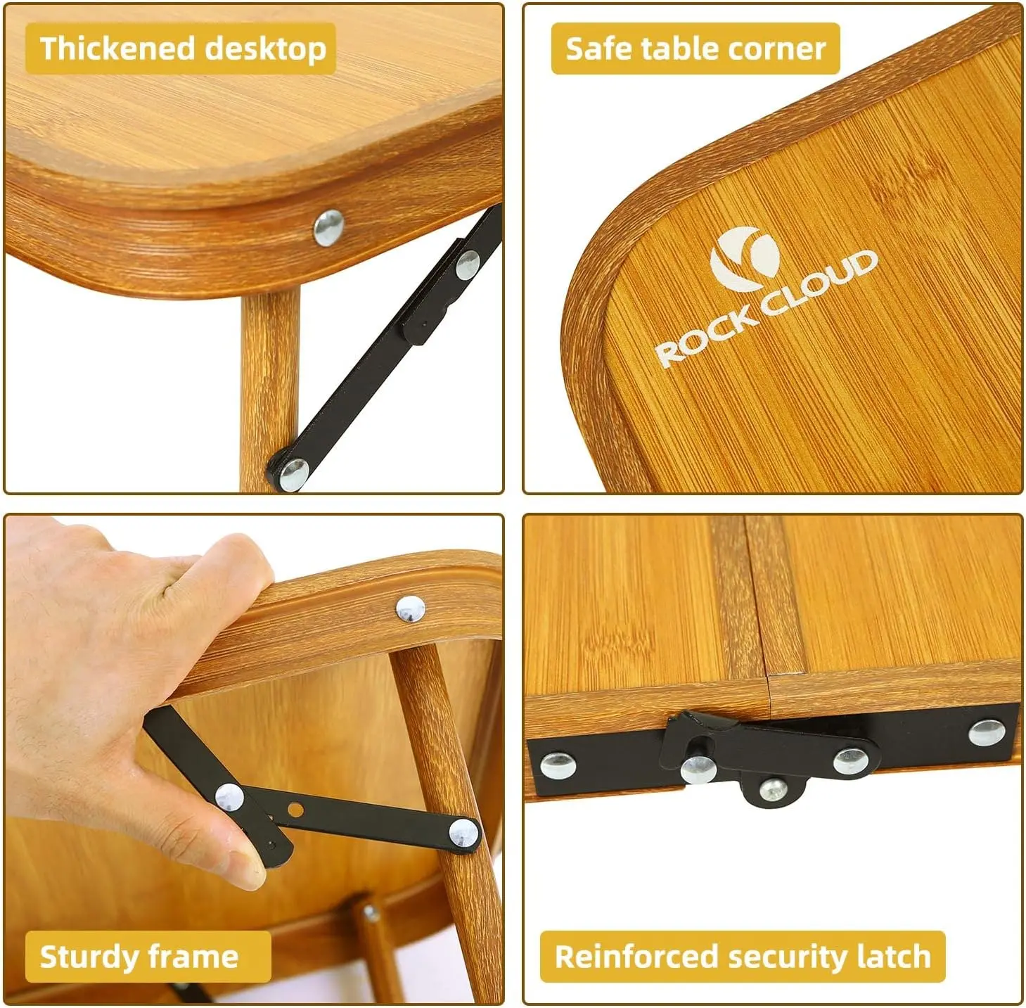 Portable Camping Table Ultralight Camp Table Foldable 3-Folding Beach Table for Camping Hiking Garden Outdoor Picnic