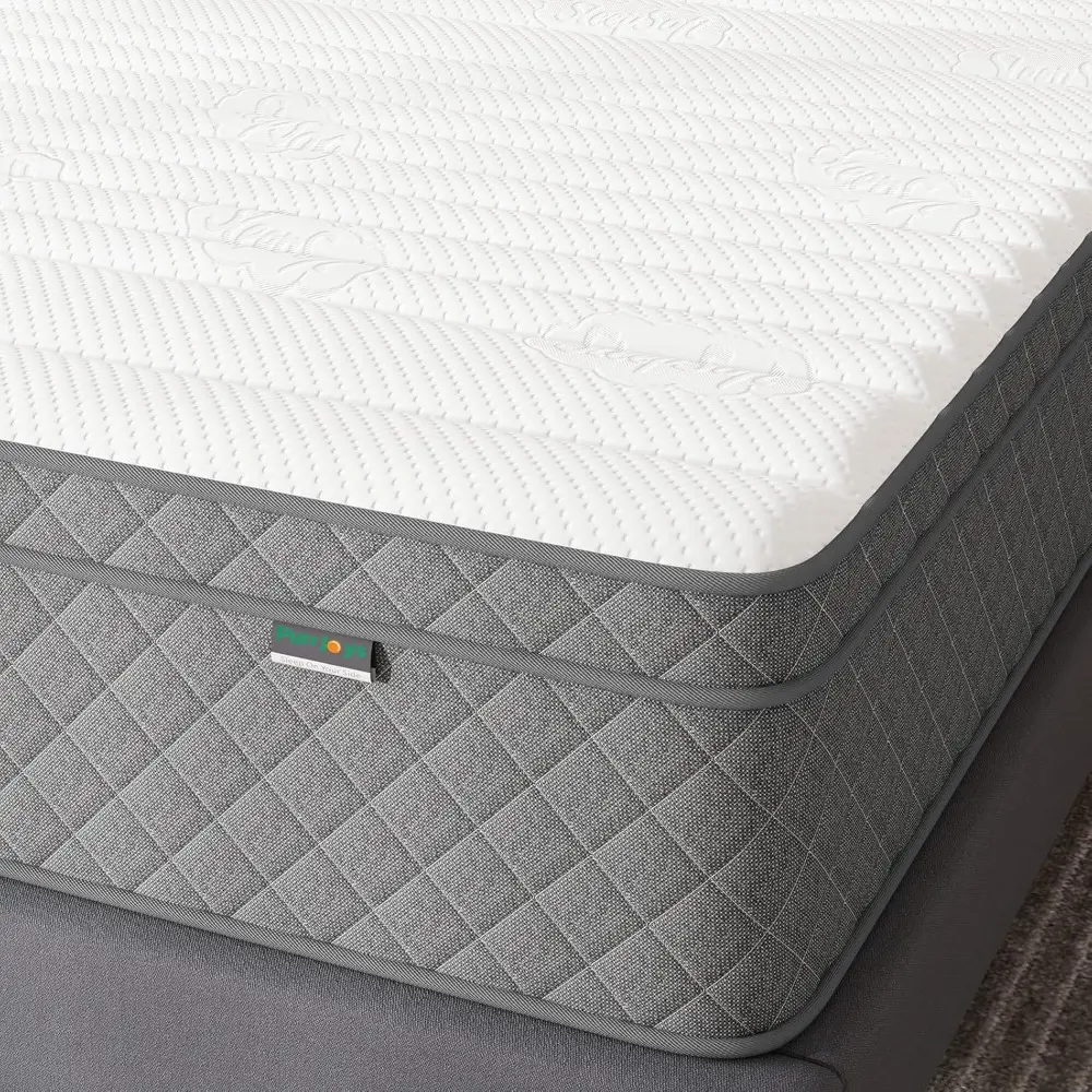 Full Mattress, 12 Inch Hybrid Double Mattress with Cooling Gel Memory Foam and Pocket Springs, CertiPUR-US Certified, Medium Fir