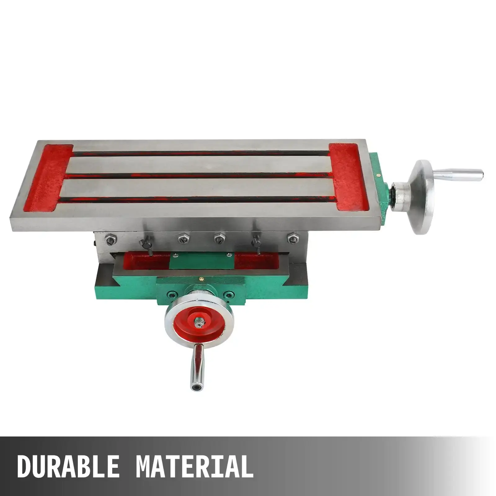 Milling Working Table 17.7 X 6.7 inch, Compound Milling Machine Work Table 2 Axis 4 Ways Move