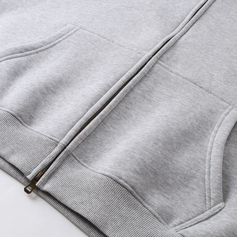 Harajuku Oversized Hoodies Jackets Men Solid Loose Plush Hooded Sweatshirts Jackets Streetwear Hip Hop Hoodies
