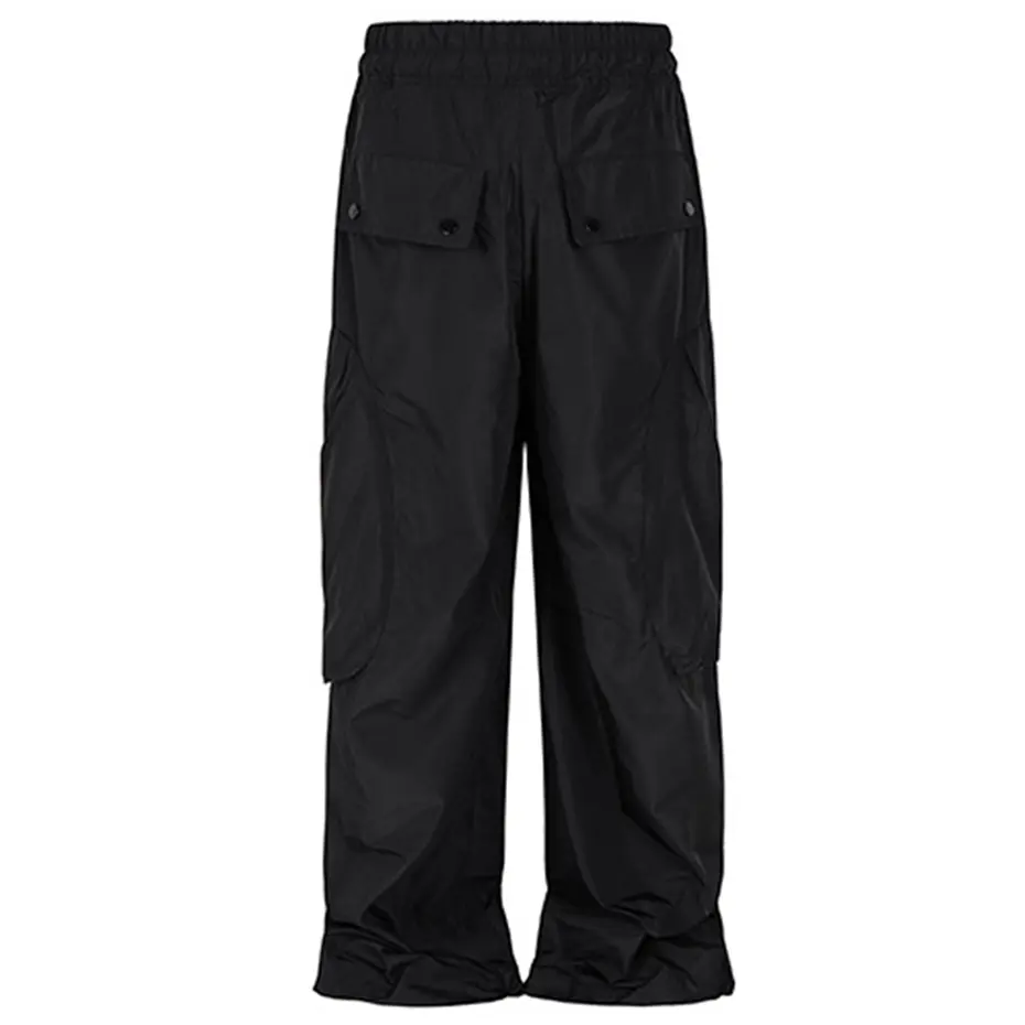 Tactical Pants Big Pocket Black Straight Baggy Pants RO Style Wide Leg Loose Trousers Streetwear Harajuku Hip Hop Cargo Pants