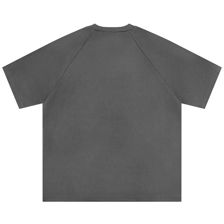 Reflective Strip Suede T-shirt Tactical Patchwork Tee Tops Men's Streetwear Harajuku Hip Hop T Shirts Black Gray Casual Tshirt