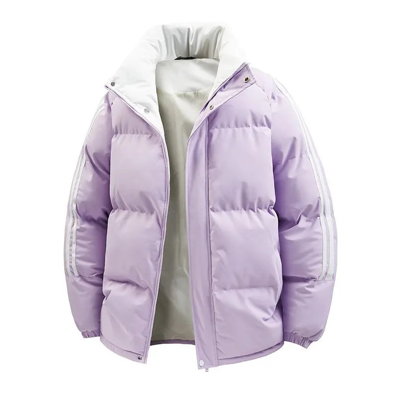 Street Wear New Fashion Men Stand Collar Casual Down Jackets Quality Male Thicker Warm Parkas Couple Loose Winter Coats Size 3XL