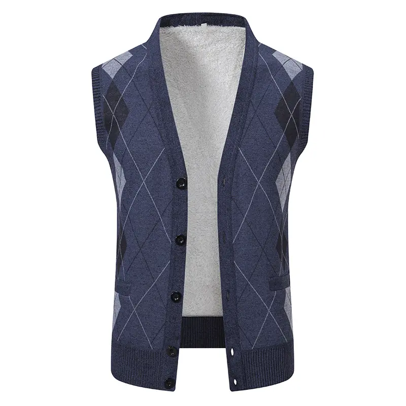 Men Autumn Sweater Vests Cardigan Waistcoats High Quality Male Business Casual Sleeveless Sweaters New Winter Outwear Vests 4X