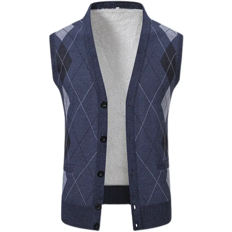 Men Autumn Sweater Vests Cardigan Waistcoats High Quality Male Business Casual Sleeveless Sweaters New Winter Outwear Vests 4X