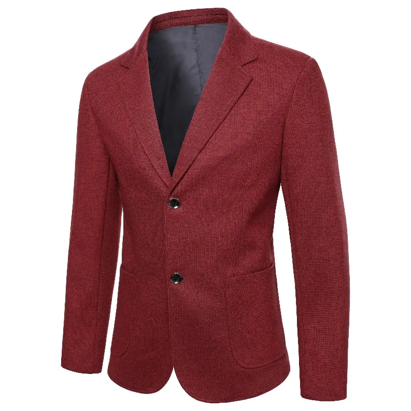 New Autumn Men Business Casual Blazers Jackets Solid Suit Coats High Quality Male Slim Blazers Coats And Jackets Men's Clothing