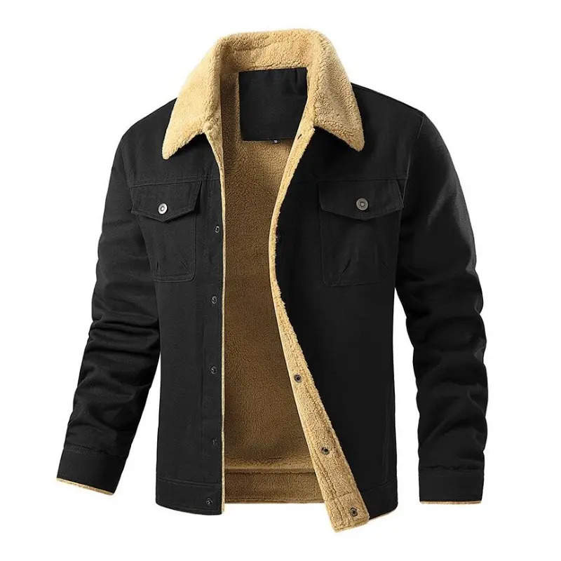 New Winter Men Fleece Warm Jackets Good Quality Man Cotton Parkas Multiple Pockets Male Casual Winter Coats Men's Clothing 3XL