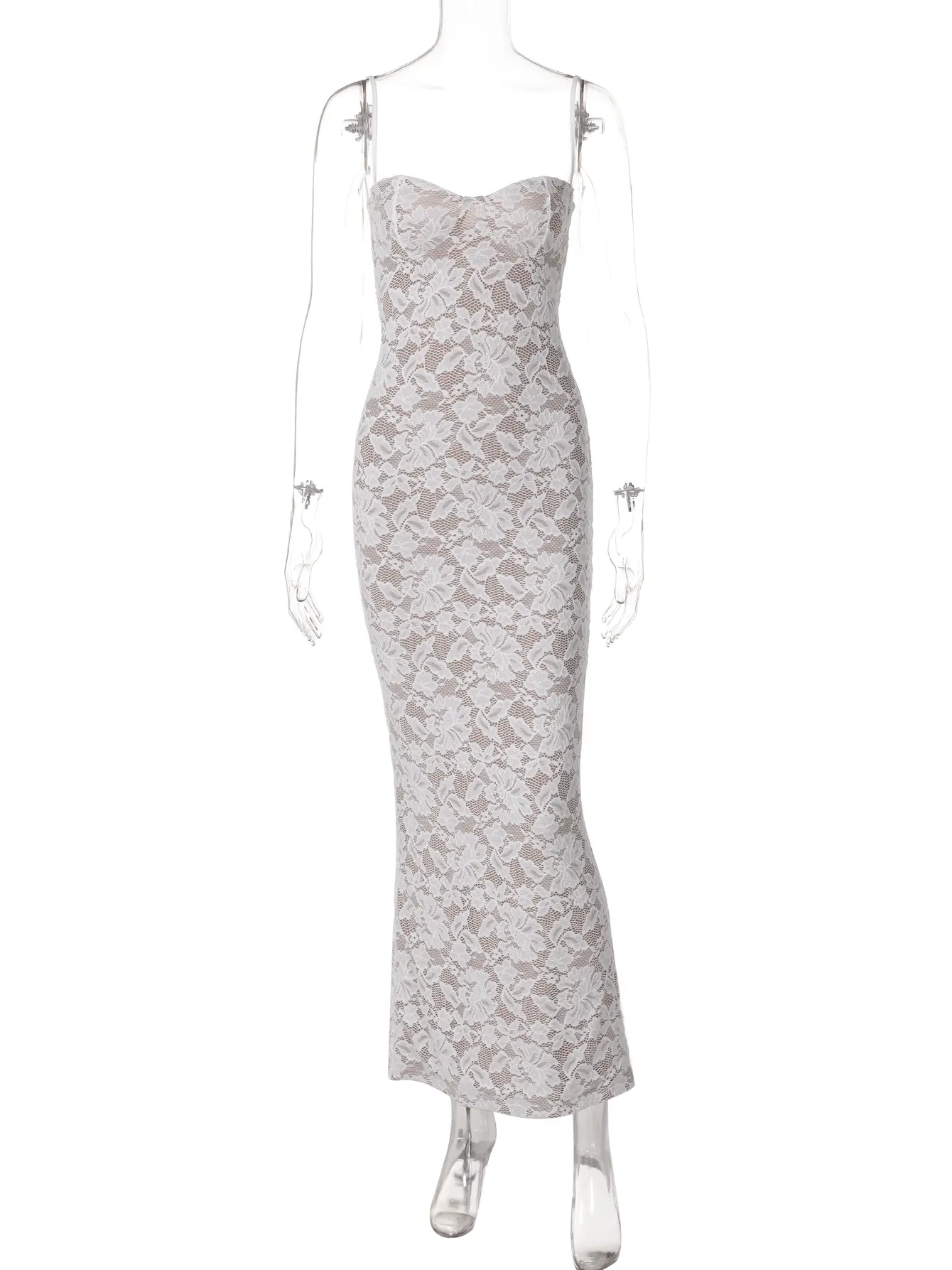 Hugcitar Floral Print Slips Backless Patchwork Mesh Slit Sexy Bodycon Maxi Prom Dress Fall Women Y2K Outfits Streetwear Festival