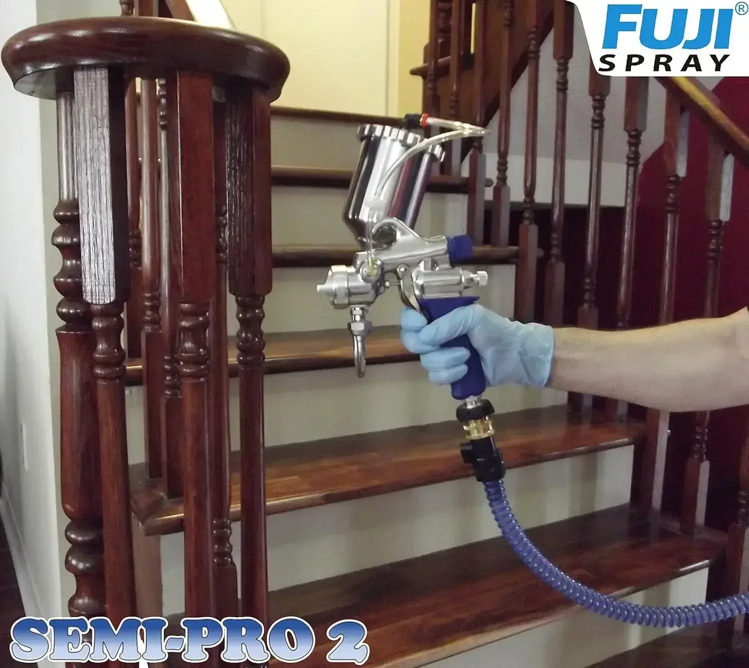 2203G Semi-PRO 2-Gravity HVLP Spray System, Blue