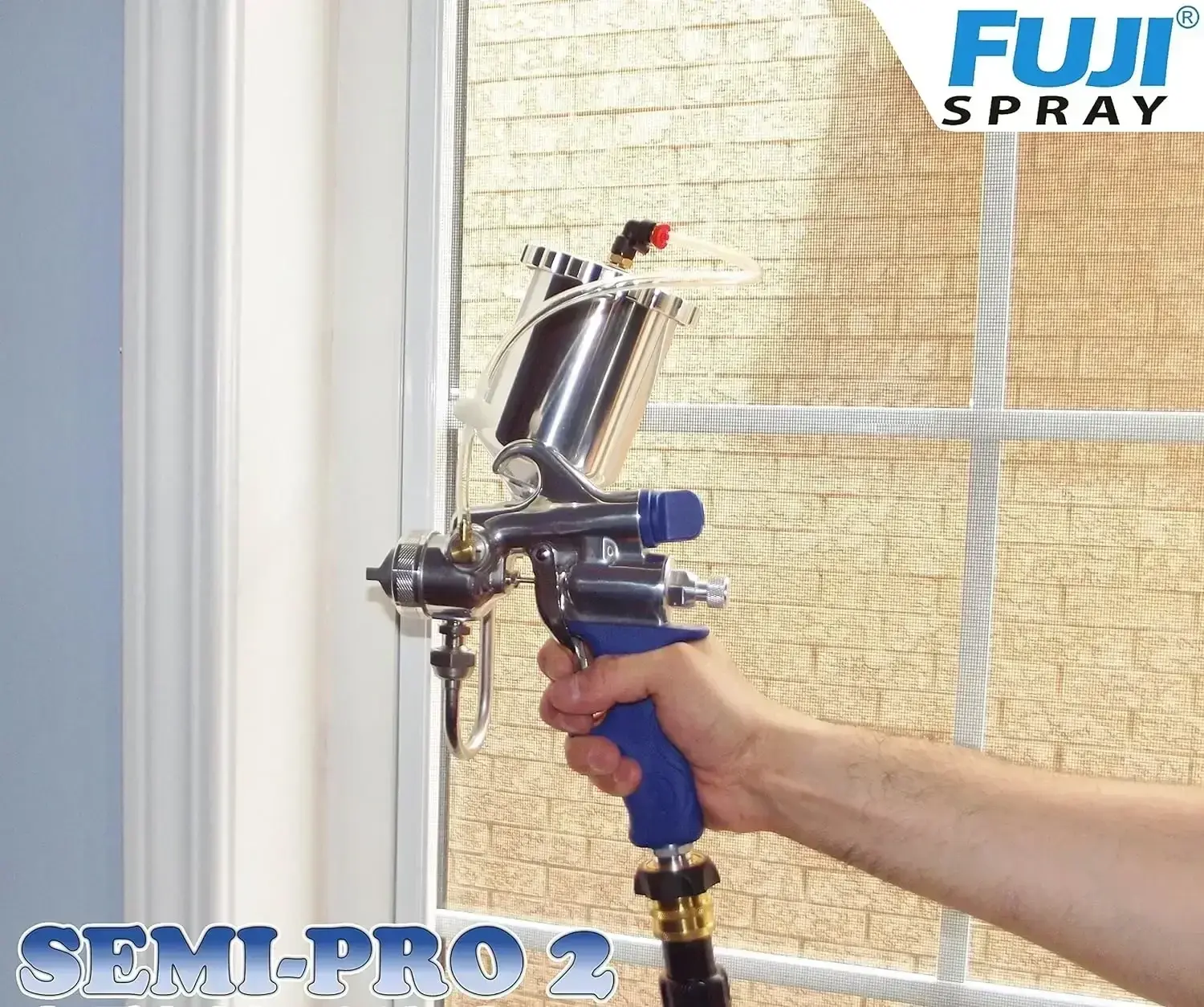 2203G Semi-PRO 2-Gravity HVLP Spray System, Blue