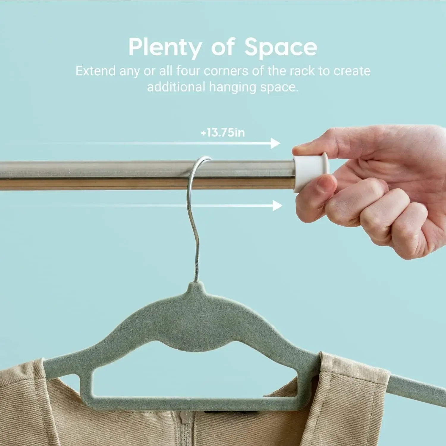 Foldable Drying Rack with Extendable Rods for Large Laundry Loads, Clothes Drying Rack, Freestanding Foldable Laundry Rack,