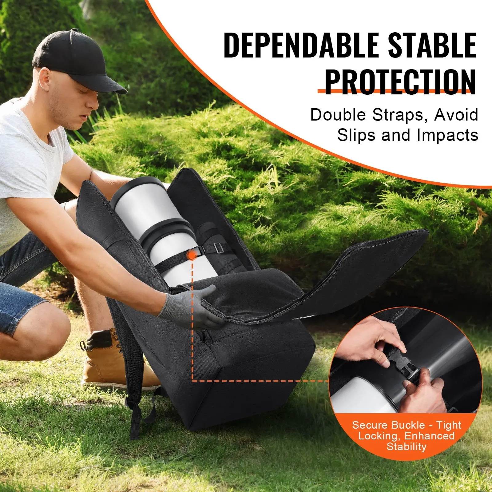 Telescope Case 29.9" Multipurpose Shock-Absorbent Telescope Storage Bag