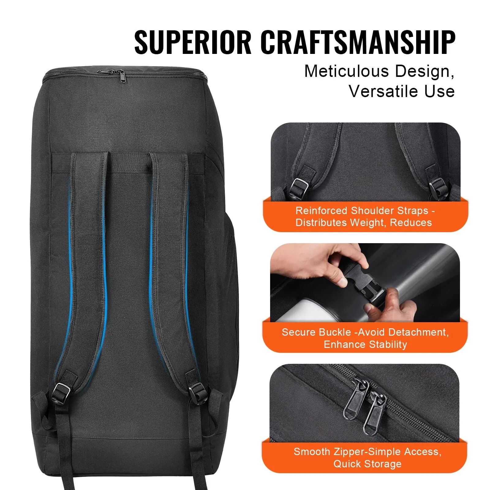 Telescope Case 29.9" Multipurpose Shock-Absorbent Telescope Storage Bag