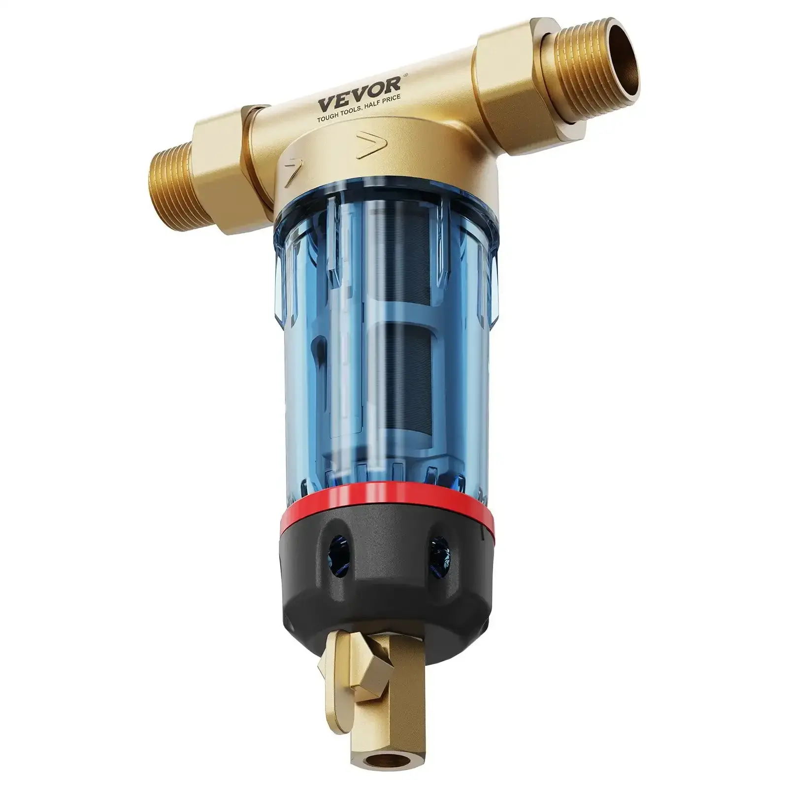 Spin Down Filter, 40 Micron Whole House Sediment Filter for Well Water