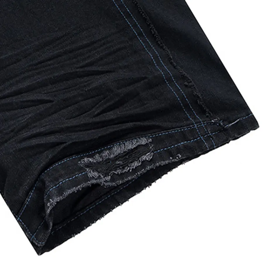 Streetwear Hip Hop Baggy Jeans Men Harajuku Loose Straight Denim Pants Vintage Blue Jeans