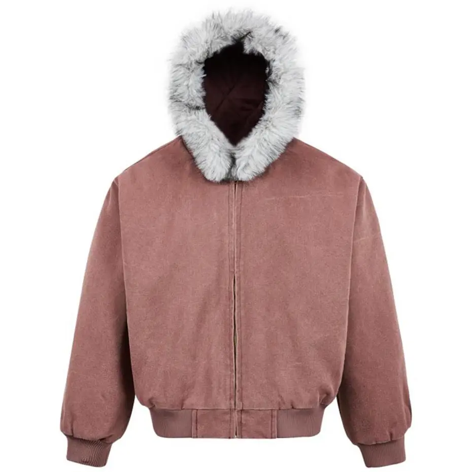 Winter Jackets Fur Collar Parkas Coats Men Vintage Thicken Warm Jackets Streetwear Harajuku Hip Hop Padded Jackets Outwear