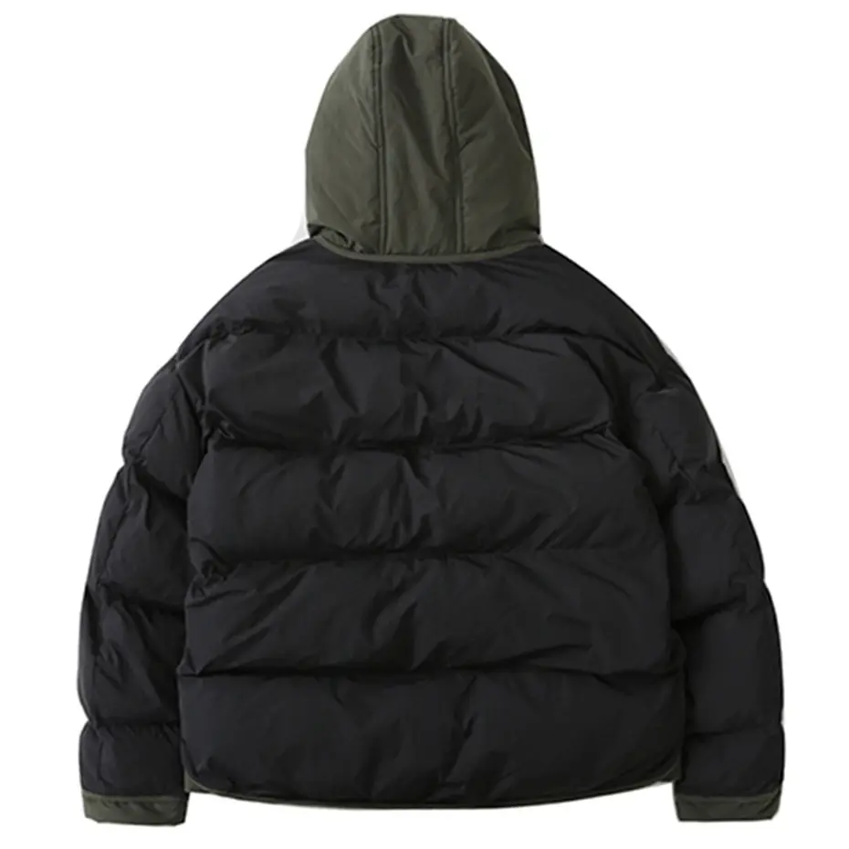 Men's Winter Jackets Thicken Warm Parkas Streetwear Harajuku Oversized Bubble Coat Vintage Padded Jackets Outwear