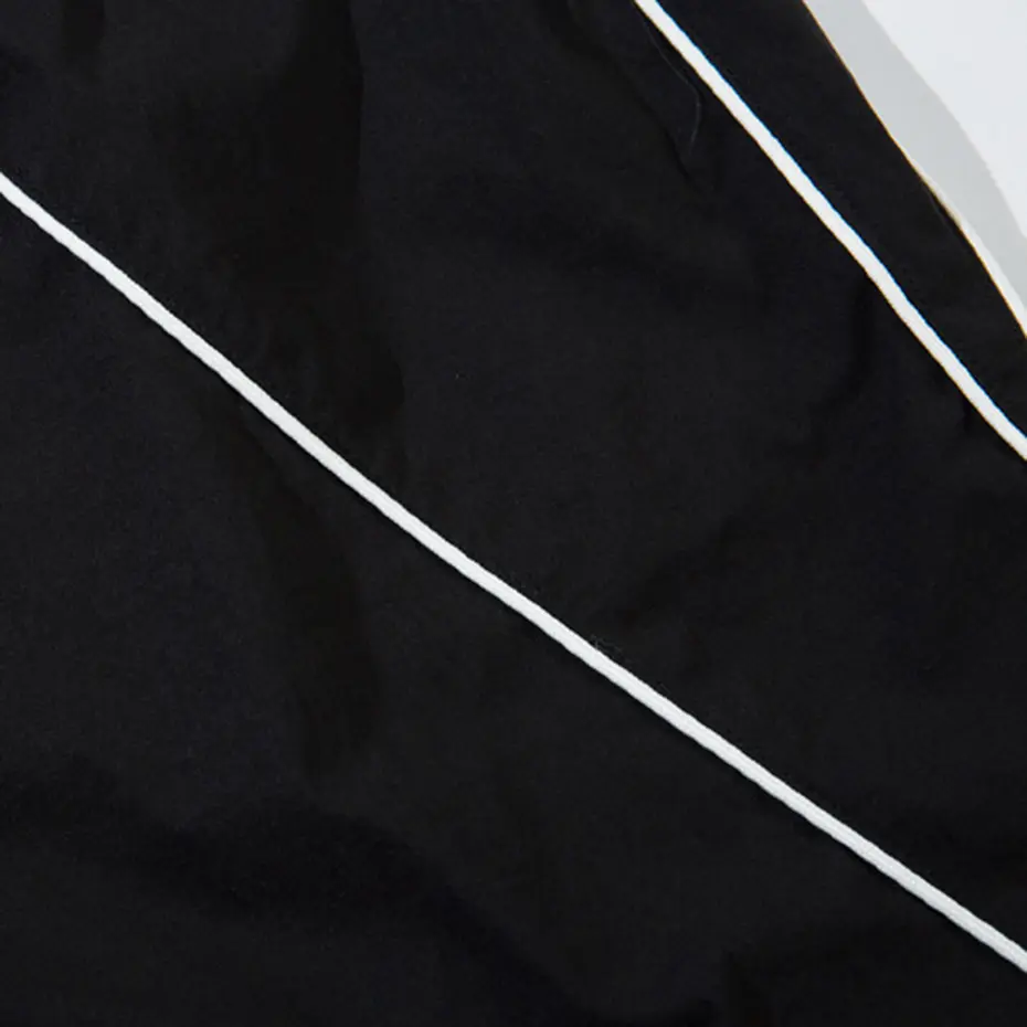 Striped Loose Pants Streetwear Oversized Sweatpants Joggers Black Wide Leg Sports Pants Trackpants