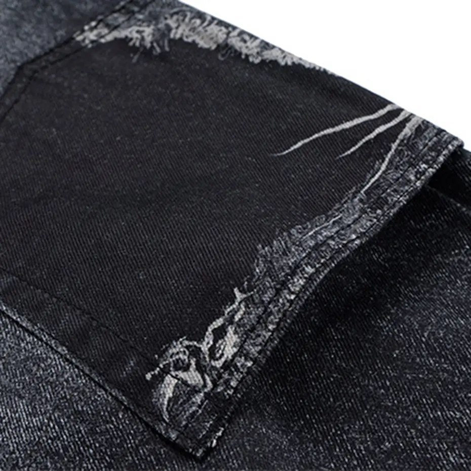 Vintage Baggy Jeans 3D Graphic Loose Straight Denim Pants Men Streetwear Harajuku Hip Hop Jeans
