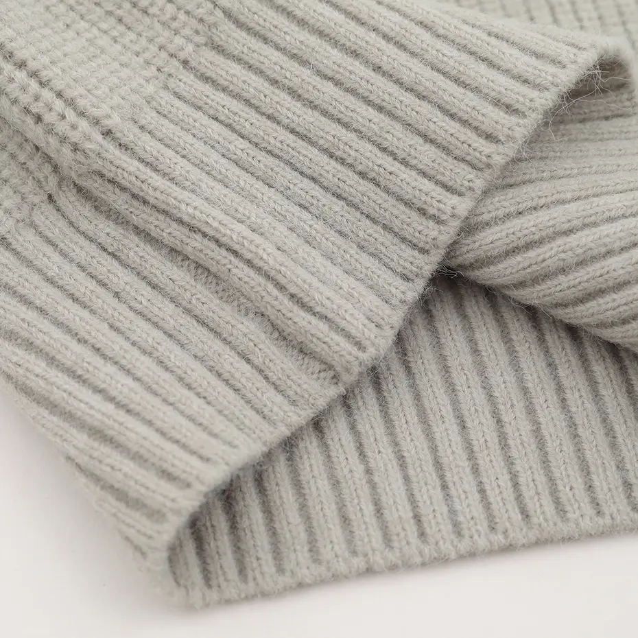 Fur Collar Sweaters Harajuku Oversized Hooded Knitted Sweaters Solid Loose Casual Jumper Streetwear Hip Hop Sweaters