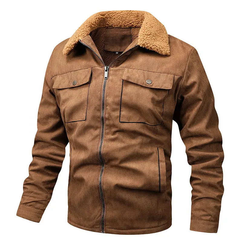 Men Fleece Winter Jackets Warm Coats New Fashion Down Jackets High Quality Male Tooling Jackets Winter Parkas Men's Clothing 5XL