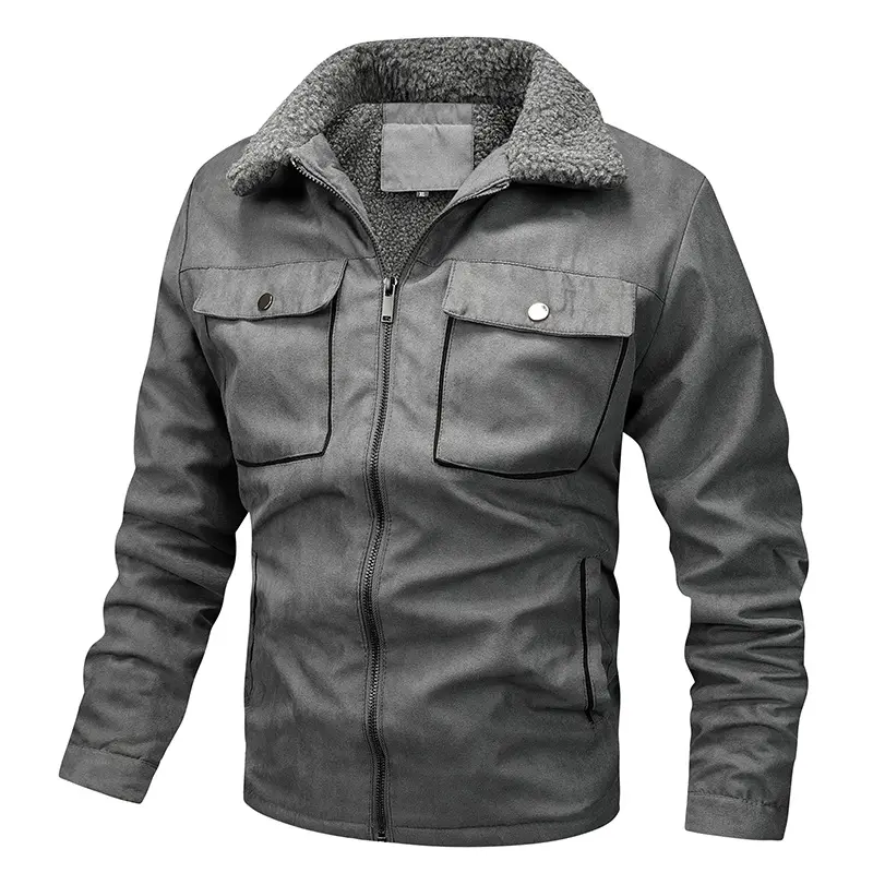 Men Fleece Winter Jackets Warm Coats New Fashion Down Jackets High Quality Male Tooling Jackets Winter Parkas Men's Clothing 5XL