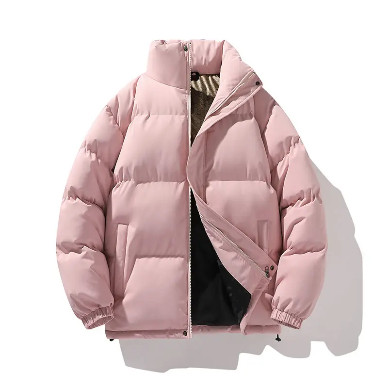 New Winter Men Stand Collar Casual Down Jackets Quality Graphene Warm Parkas Couples Winter Coats Man Loose Warm Winter Jackets