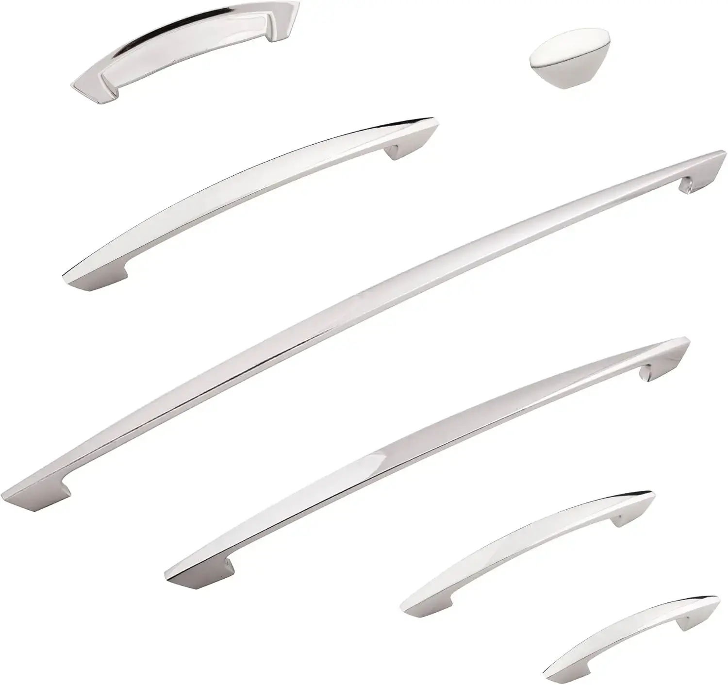1 Pack Solid Core Kitchen Cabinet Pulls, Luxury Cabinet Handles, Hardware for Doors & Dresser Drawers, 6-5/16 Inch (160mm)