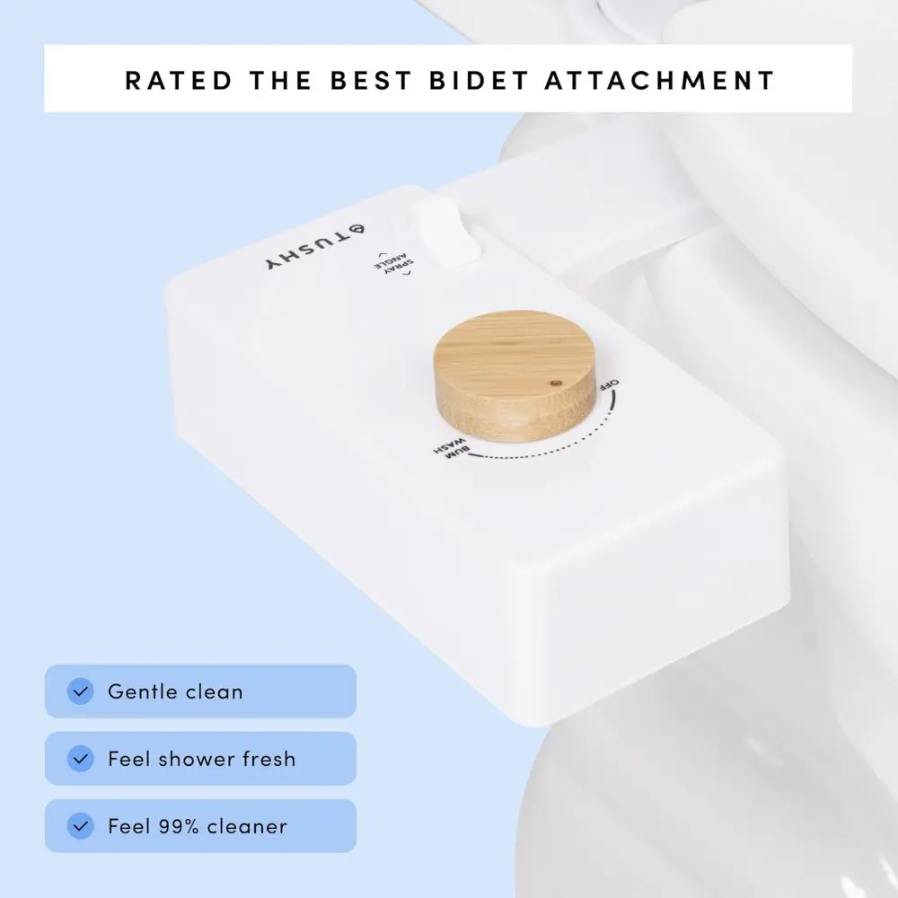 Classic 3.0 Bidet Toilet Seat Attachment - A Non-Electric Self Cleaning Water Sprayer with Adjustable Water Pressure Nozzle, An