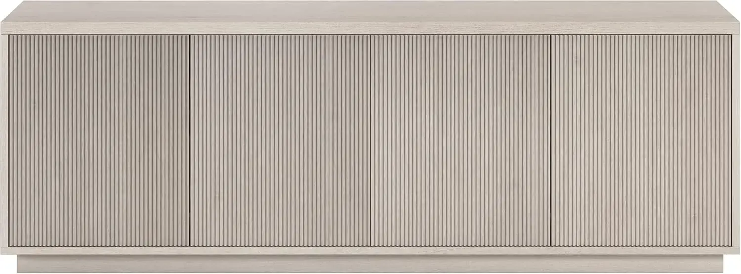 Hanson TV Stand, 70" Wide, Alder White