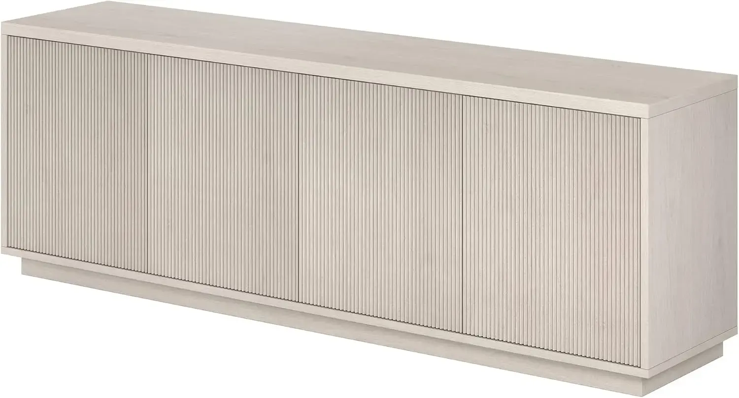 Hanson TV Stand, 70" Wide, Alder White