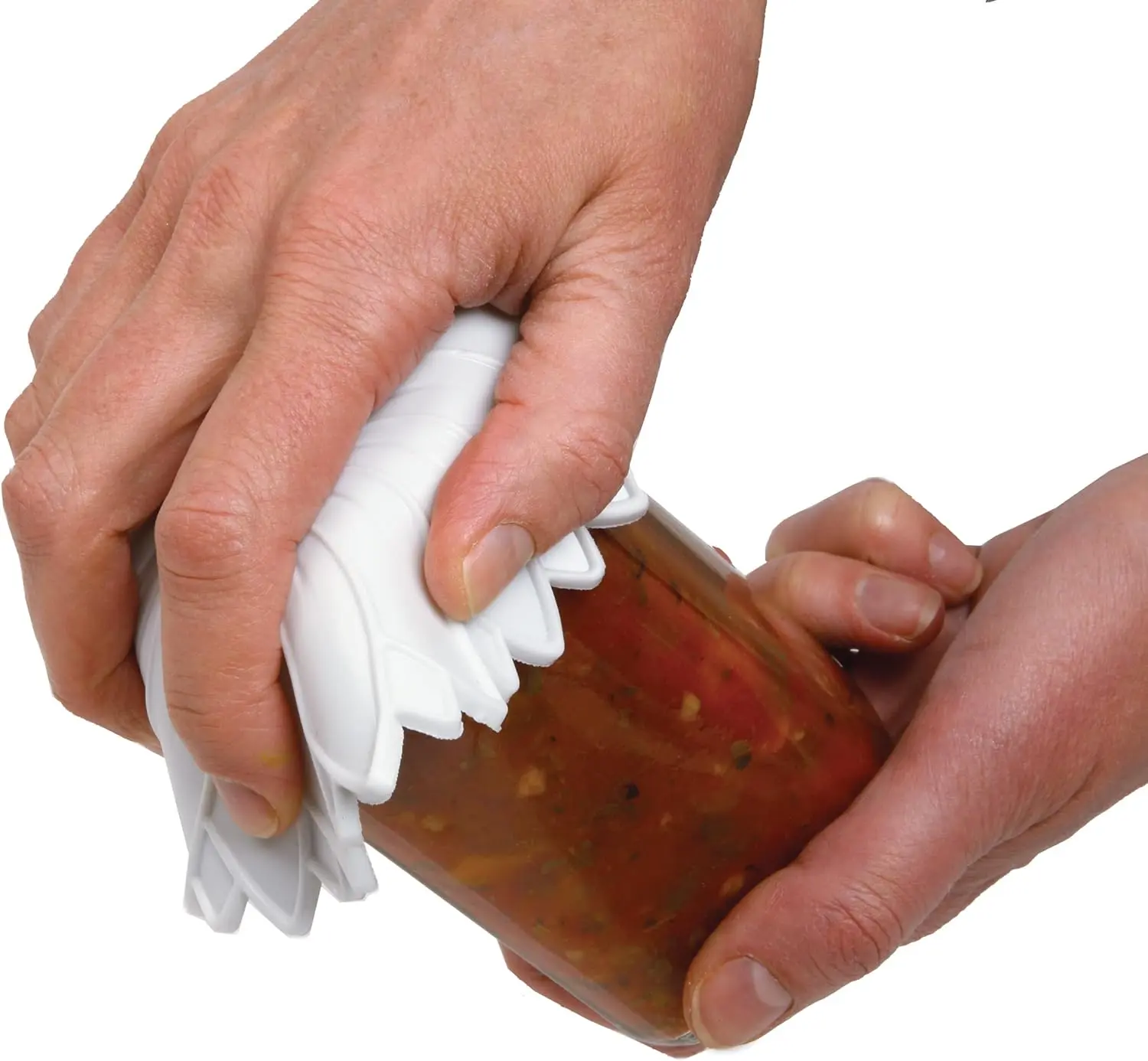Non-Slip Rubber Jar Opener, 1 EA, White