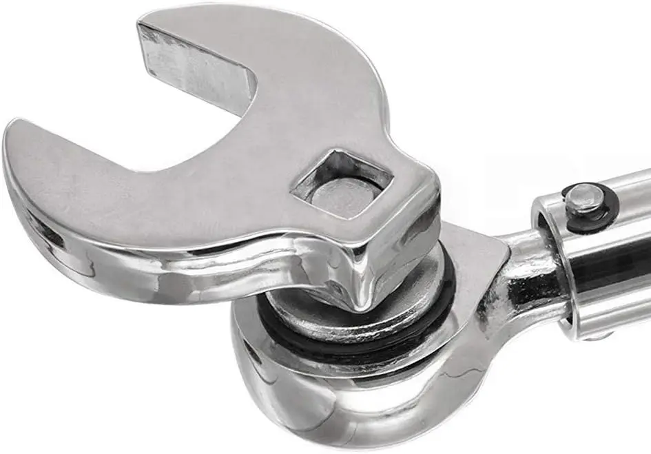 3/8" Drive Crowfoot Wrench - 3/8" Open End Socket Wrench with Drop Forged Construction & Nickel-Chrome Finish - 4912