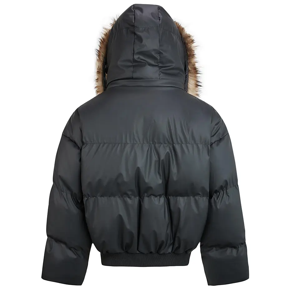 Streetwear Hip Hop Winter Jackets Fur Collar Parkas Thicken Warm Bubble Coat Harajuku Oversized Padded Puffer Jackets Outwear