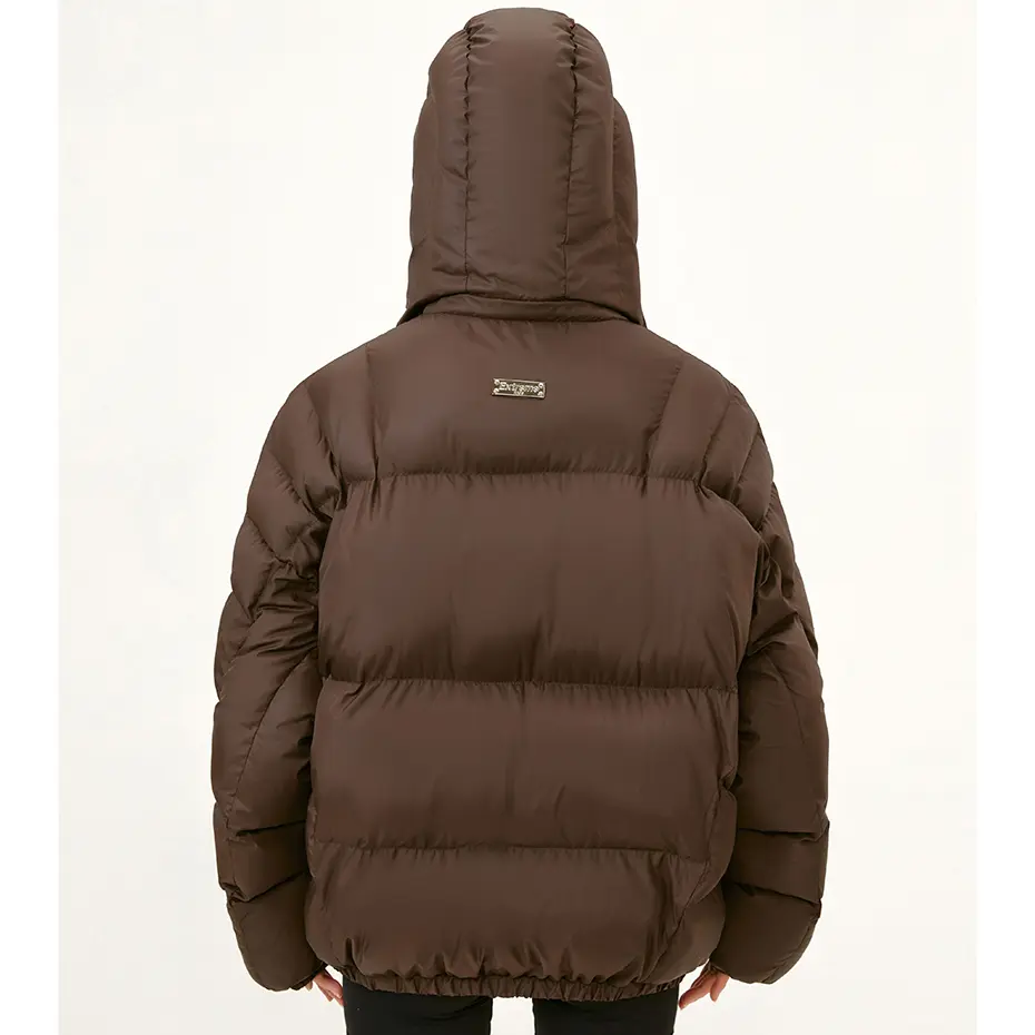 Men Puffer Jackets Streetwear Hooded Parkas Windbreaker Coat High Collar Padded Jackets Hip Hop Man Parka Thicken Warm Coats Y2K