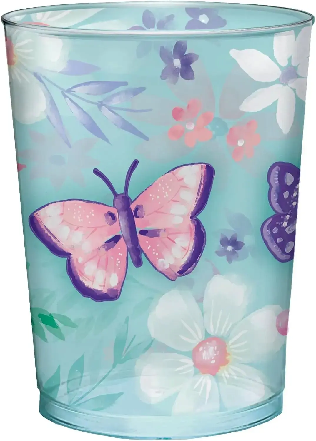 Butterfly Plastic Favor Cup- 16 Ounce | Multicolor | 1 Pc