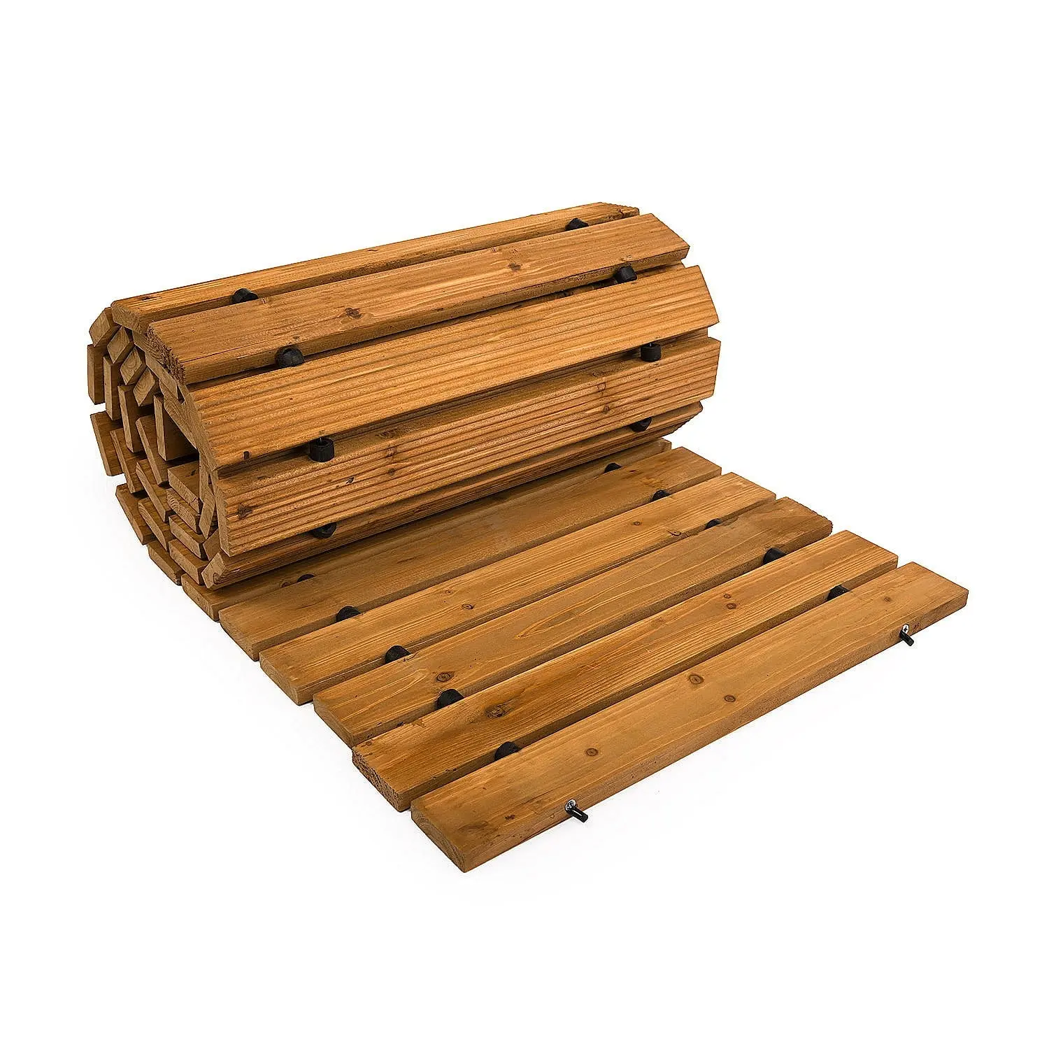 Weather-Resistant Straight Cedar Pathway for Gardens
