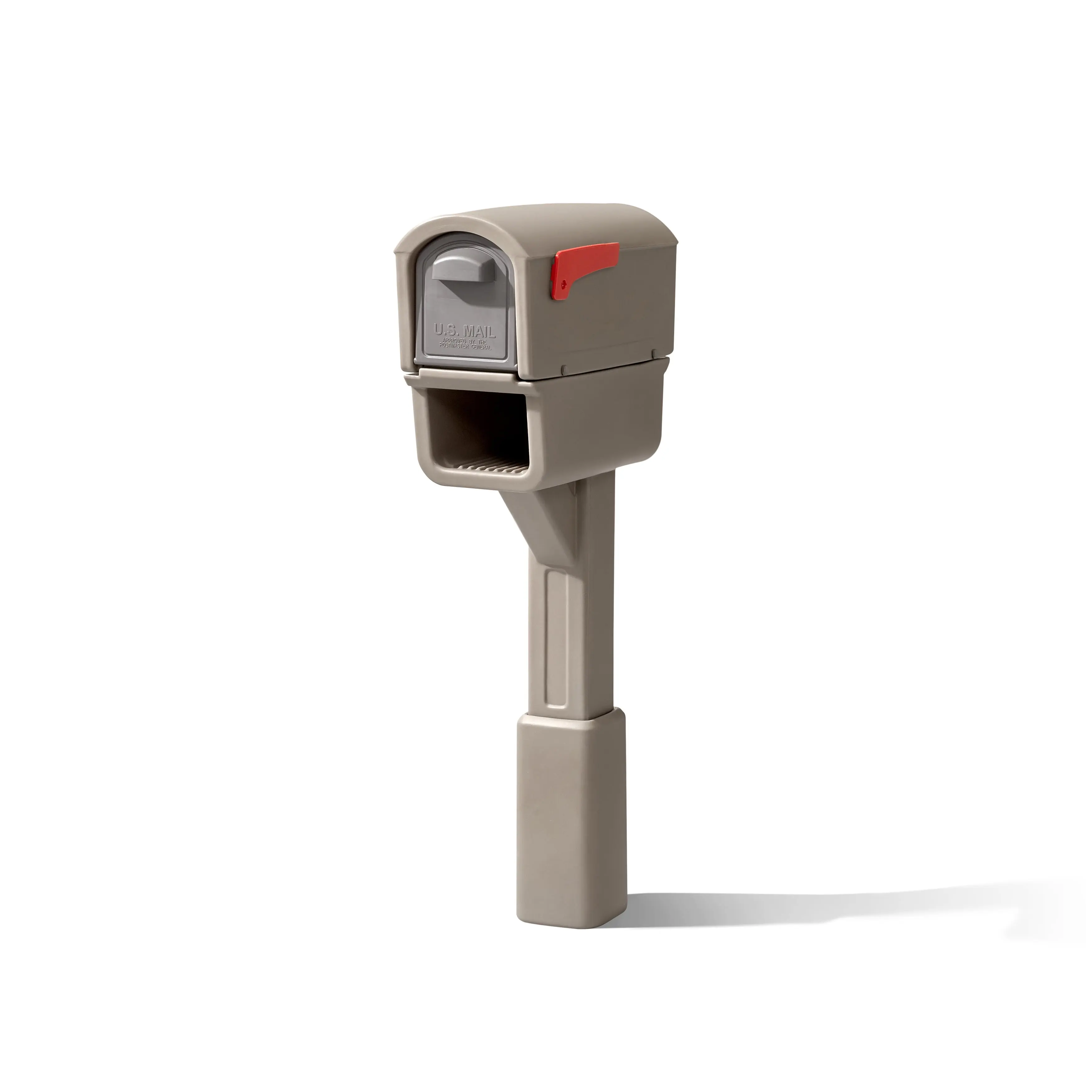 Step2 MailMaster Express Plus Plastic Mailbox Mocha Finish