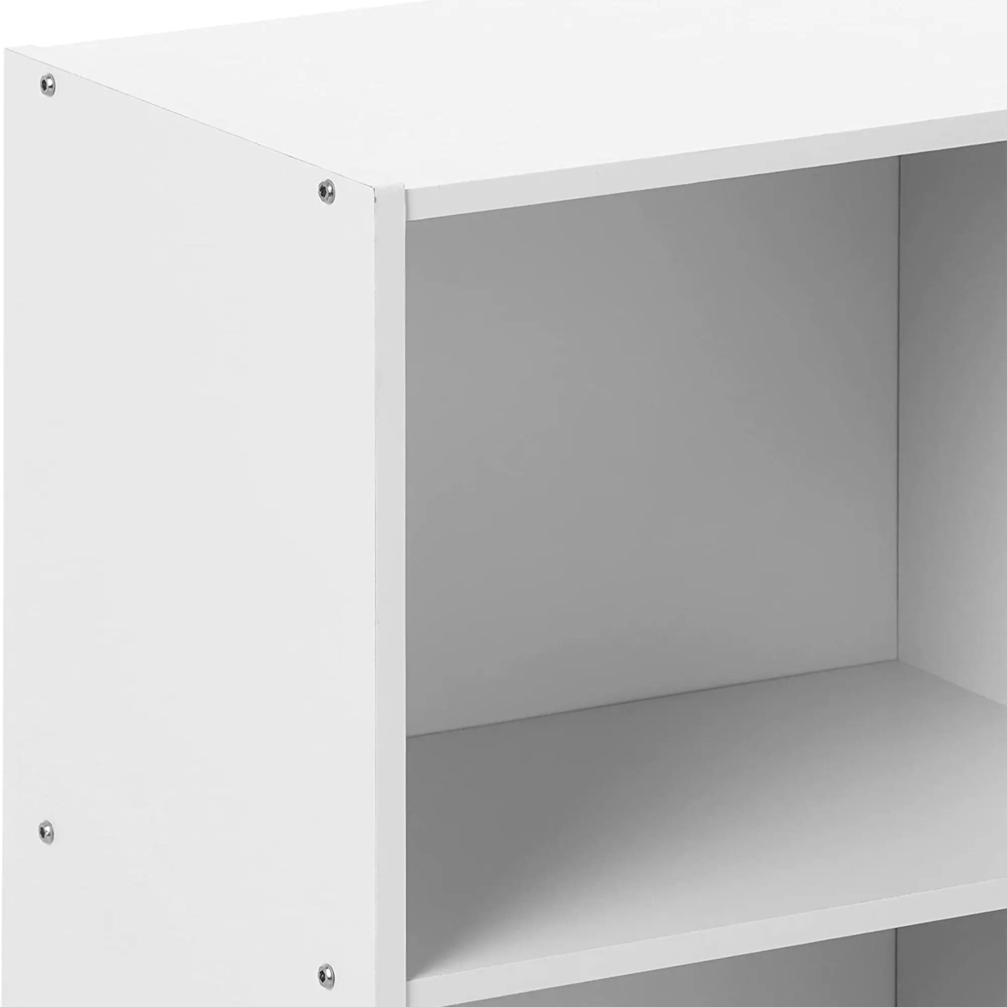 3-Shelf Bookcase, White