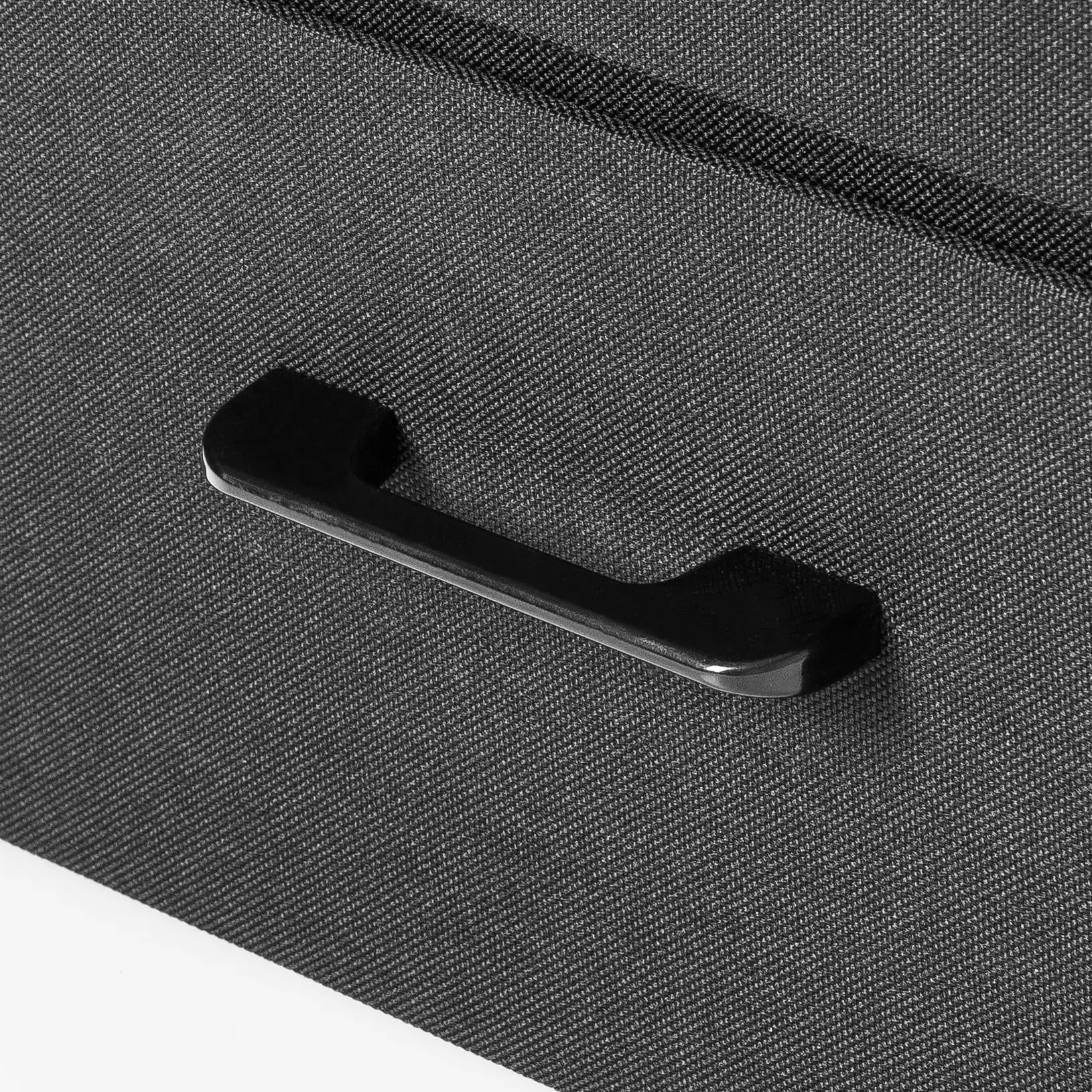 Stockbox 15" Ottoman with Storage Drawer, Black