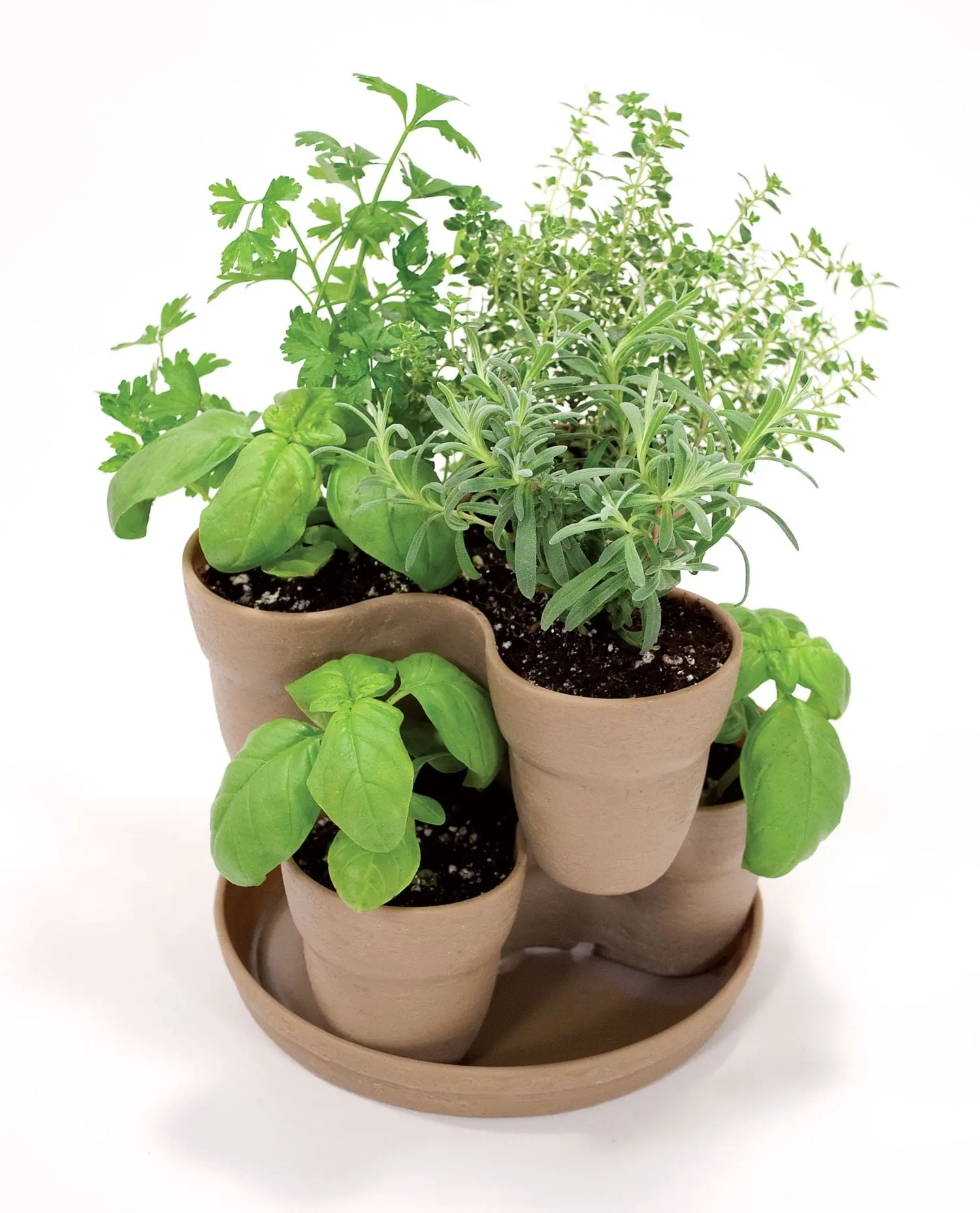 Bloomers Stackable Flower Tower Planter – Holds up to 9 Plants – Great Both Indoors and Outdoors – Sand