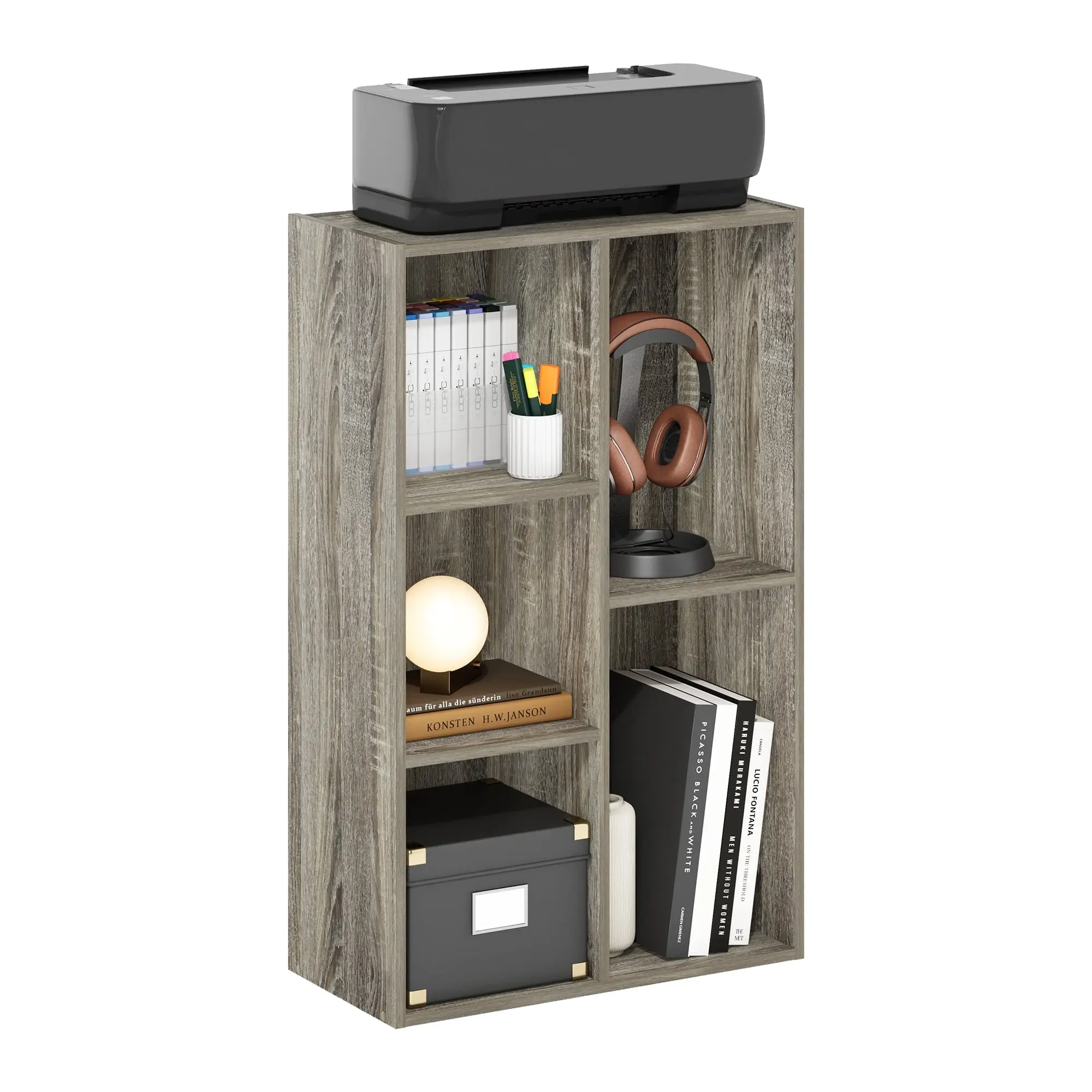 Luder 5-Cube Reversible Open Shelf, French Oak